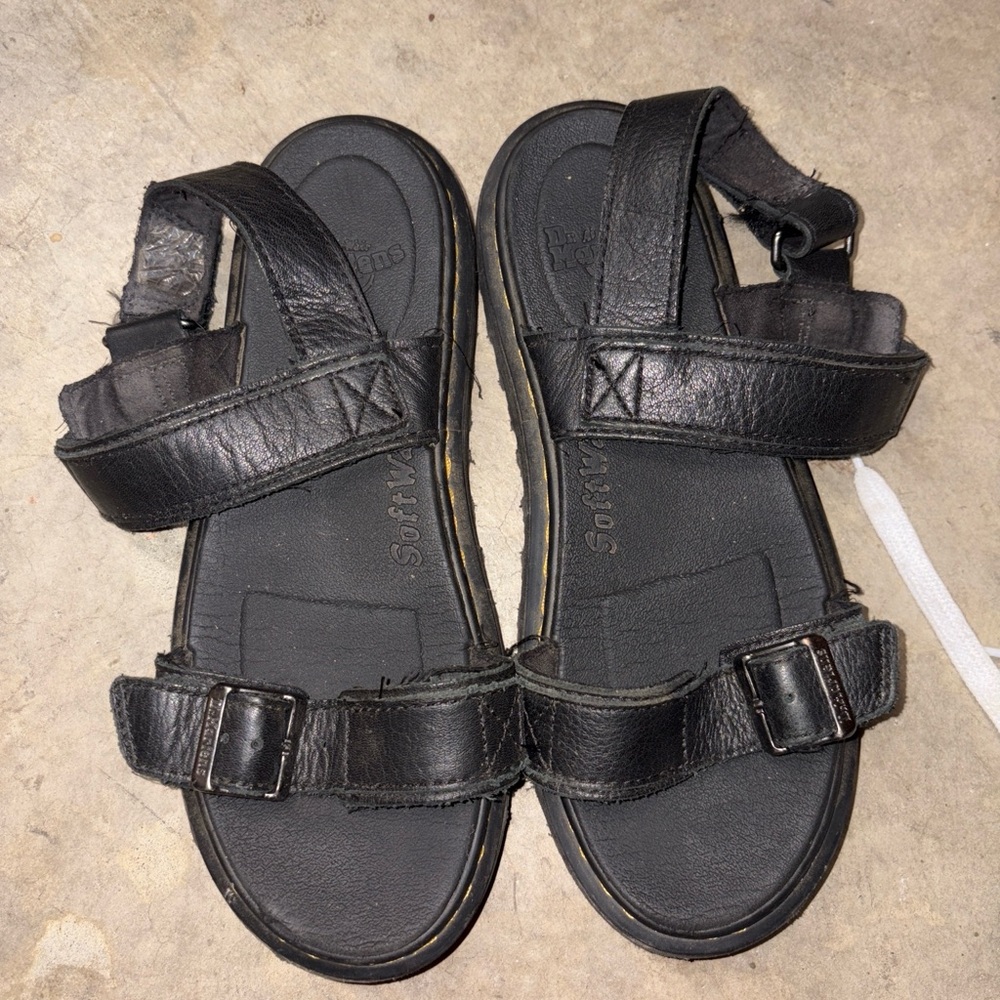 Dr. Martens Black Leather Footwear